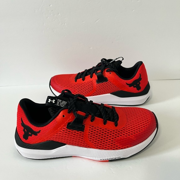 Under Armour Project Rock BSR 2  Radio Red Mens Size 9 W10.5 (3025081-600) main image 7